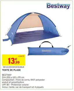 BESTWAY TENTE DE PLAGE