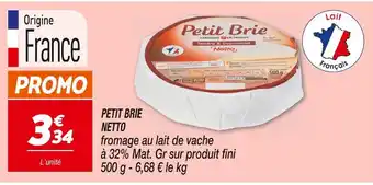 Netto NETTO PETIT BRIE offre