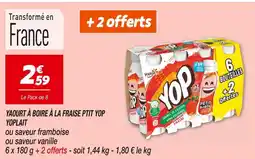 Netto Yoplait YAOURT À BOIRE À LA FRAISE PTIT YOP offre