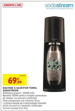 Intermarché SODASTREAM MACHINE À GAZÉIFIER TERRA offre