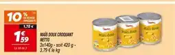 Netto Netto Maïs doux croquant offre