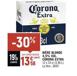 CORONA EXTRA BIÈRE BLONDE 4,5% VOL