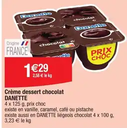 Migros Crème dessert chocolat DANETTE offre
