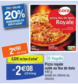 Migros Pizza royale cuite au feu de bois 440 g offre