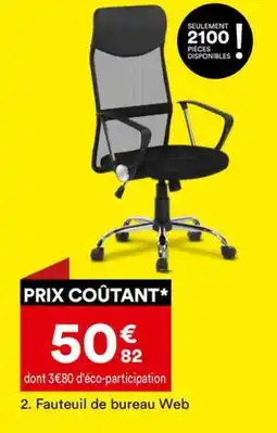 BUT Fauteuil de bureau Web offre