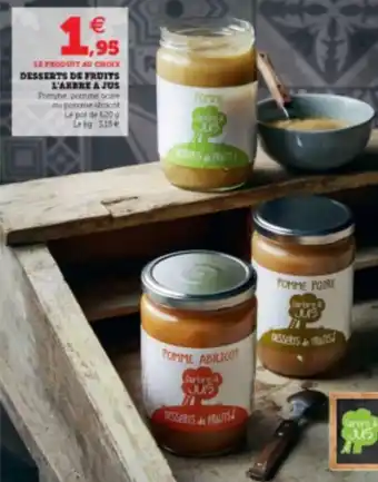U Express Desserts de fruits l'arbre a jus offre