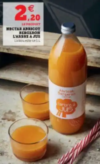 U Express Nectar abricot bergeron l'arbre a jus offre