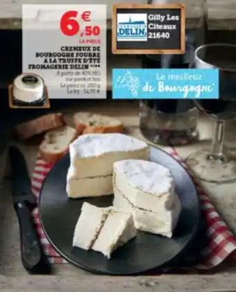 U Express Cremeux de bourgogne fourre offre