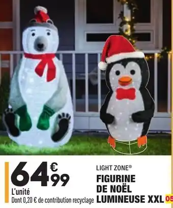 ALDI Figurine de noël lumineuse XXL offre