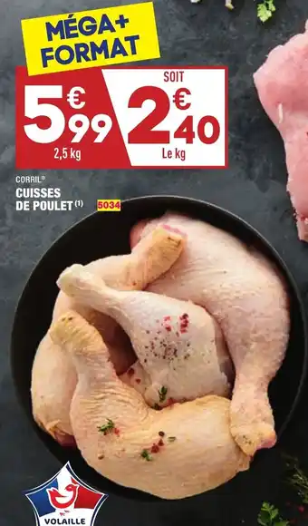 ALDI Cuisses de poulet offre