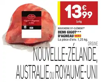 Demi gigot d'agneau