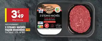 ALDI 2 Steaks hachés façon bouchère offre