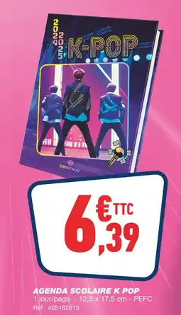 Bureau Vallée OBERTHUR AGENDA SCOLAIRE K POP offre
