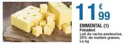 Carrefour Président - emmental offre