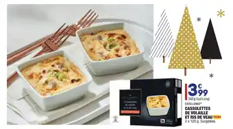 ALDI Cassolettes de volaile et ris de veau offre