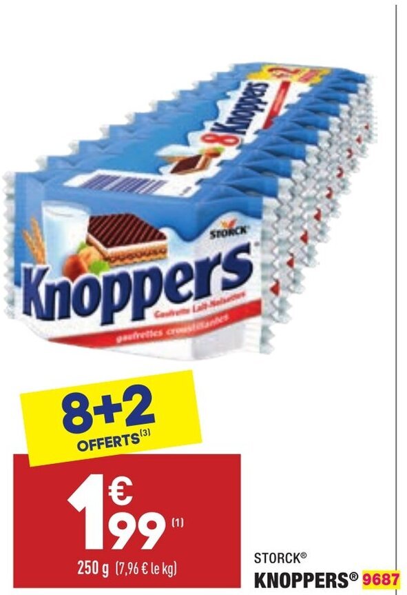 Promo Knoppers chez ALDI