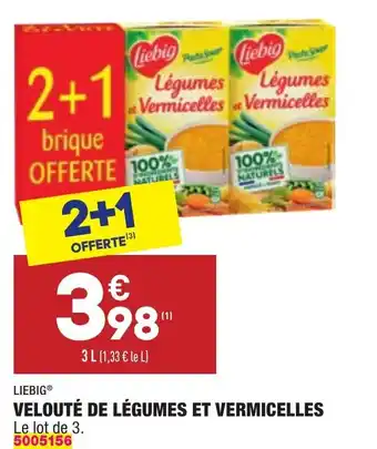 ALDI Velouté de légumes et vermicelles offre