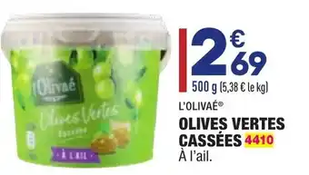 ALDI Olives vertes cassées offre