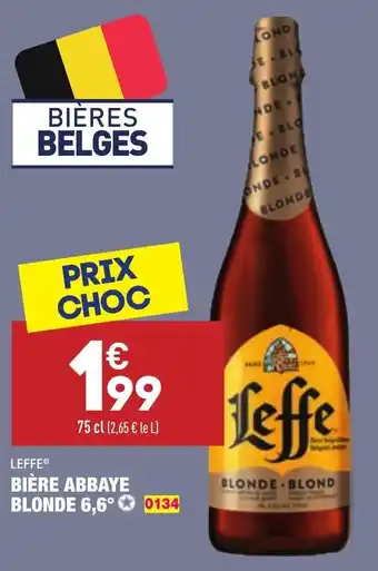 ALDI Bière abbaye blonde offre