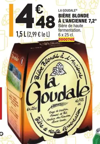ALDI Bière blonde à l'ancienne offre