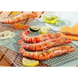 Auchan Gambas Rouges D'argentine Sauvages Entières Crues Congelées offre