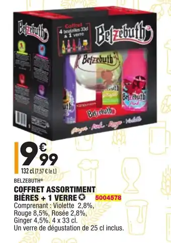 ALDI Coffret assortiment bières + 1 verre offre