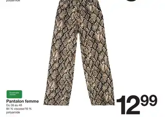 Zeeman Pantalon femme offre
