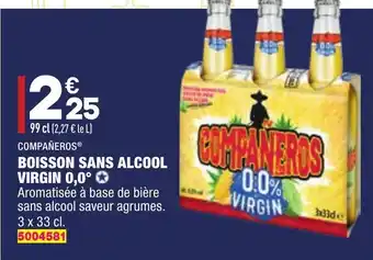 ALDI Boisson sans alcool virgin offre
