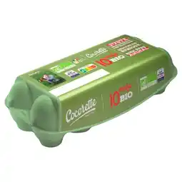 Auchan Supermarché Œufs Bio Cocorette offre