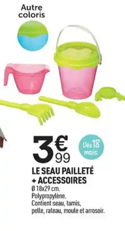 Centrakor LE SEAU PAILLETÉ + ACCESSOIRES offre