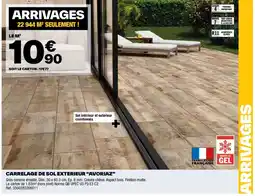 Brico Dépôt CARRELAGE DE SOL EXTERIEUR "AVORIAZ" offre