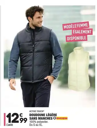 Doudoune légÚre sans manches