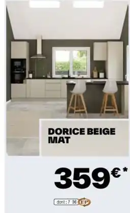 Brico Dépôt DORICE BEIGE MAT offre