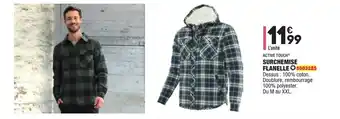 ALDI Surchemise flanelle offre