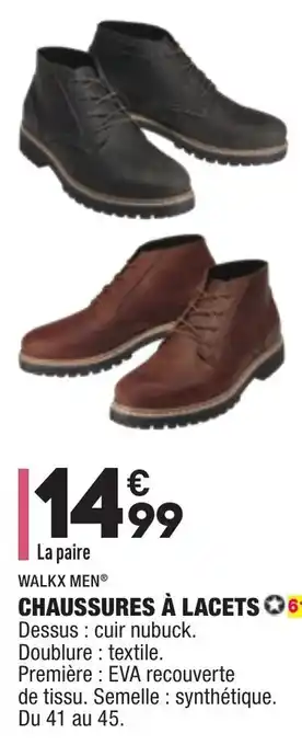 ALDI Chaussures à lacets offre