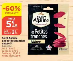 Bi1 Saint Agaûne Les petites tranches nature (A) offre