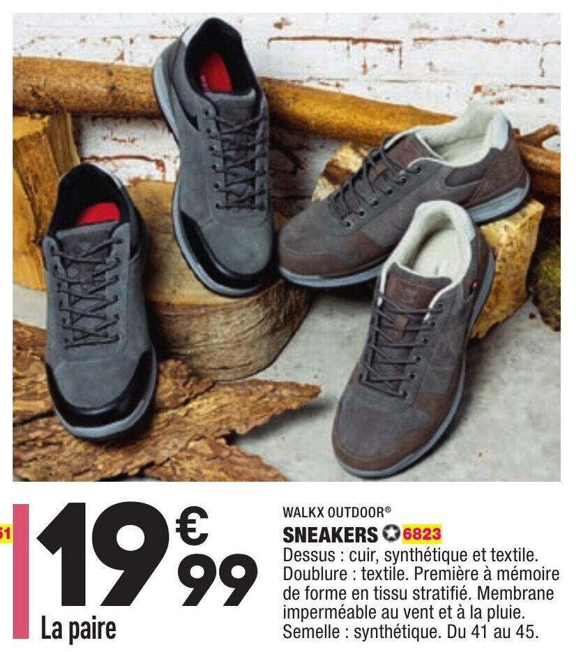 Promo Sneakers chez ALDI