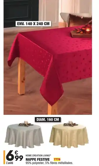 ALDI Nappe festive offre