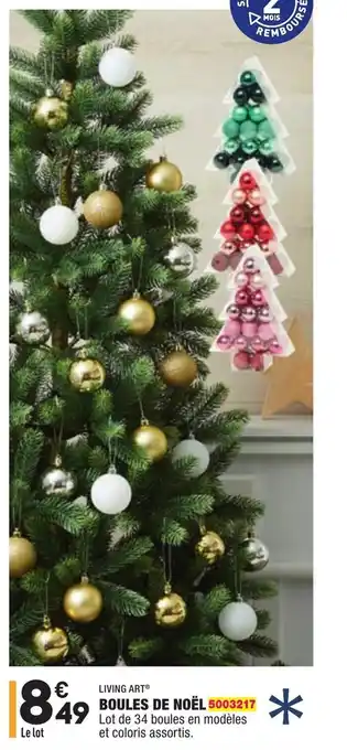 ALDI Boules de noël offre