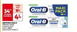 Auchan Oral-b - dentifrice offre