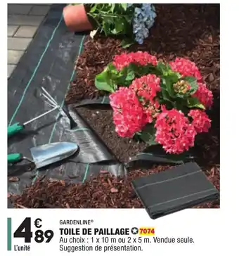 ALDI Toile de paillage offre