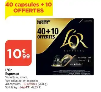 Bi1 L'Or Espresso offre