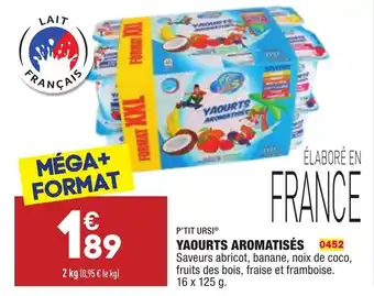 Yaourts aromatisés