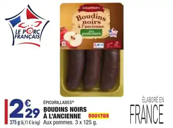 ALDI Boudins noirs à l'ancienne offre