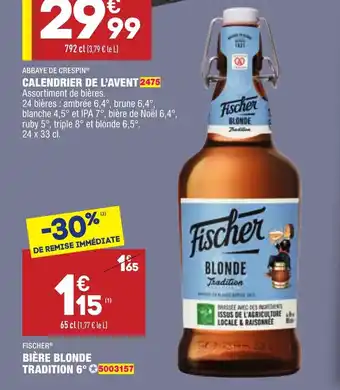 ALDI Bière blonde tradition 6 offre
