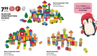 Blocs de construction en bois