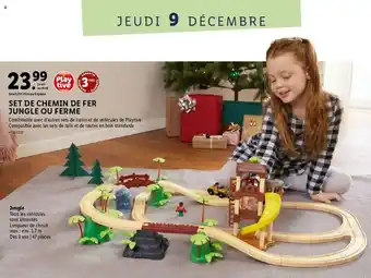 Lidl Set de chemin de fer jungle ou ferme offre