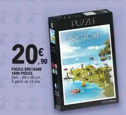 E.Leclerc PUZZLE BRETAGNE 1000 PIÈCES offre