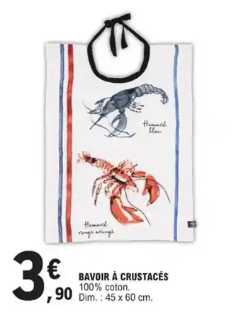 E.Leclerc BAVOIR À CRUSTACÉS offre