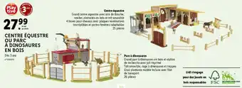 Lidl Centre équestre ou Parc a Dinosaures en Bois offre